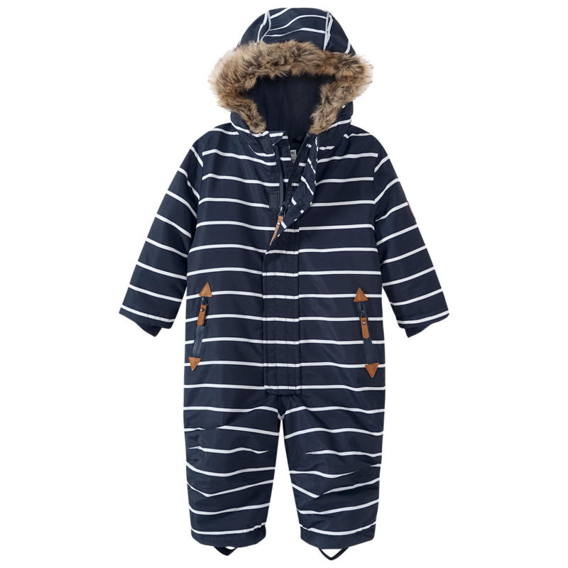 Baby Scheeoverall im Ringel-Look