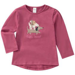 Baby Langarmshirt mit Tier-Motiv