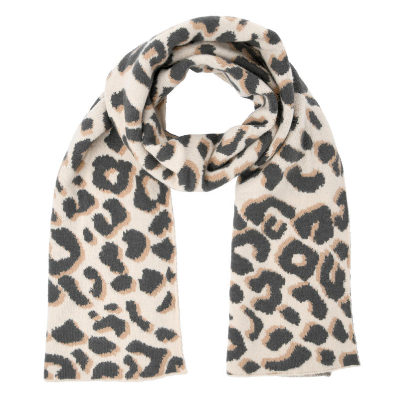 Damen Schal mit Leoparden-Muster