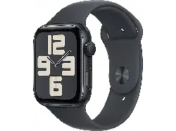 Apple Watch SE 2024 GPS 44 mm Aluminiumgehäuse, Sportarmband S/M, Mitternacht; Smartwatch