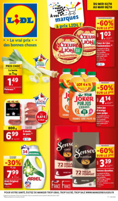 Prévisualisation de Ne manquez pas les promos sur les plus grandes marques de produits disponibles dans nos supermarchés. du magasin OFFERS formulaire valide 01/10/2024