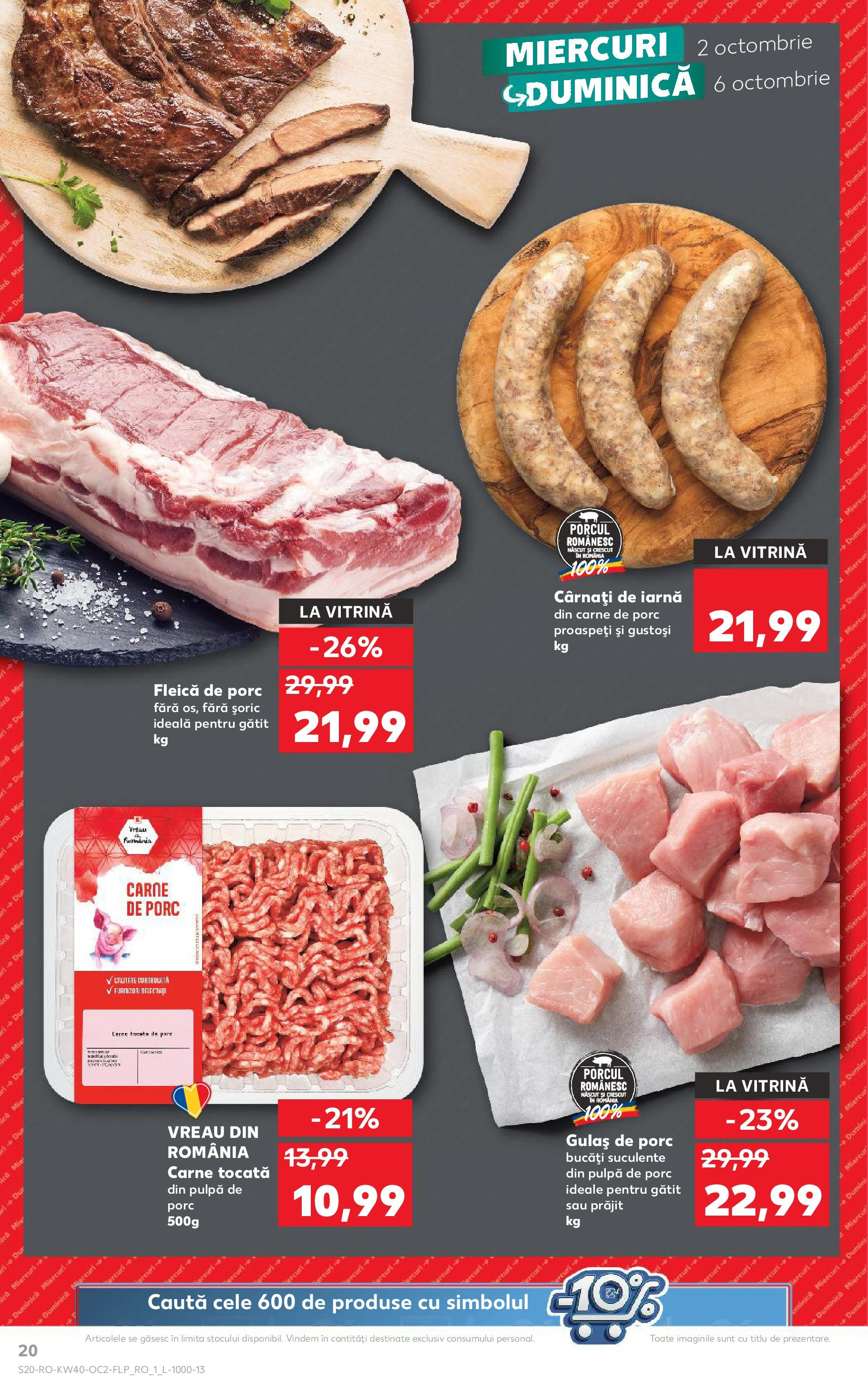 Catalog Kaufland - Bucureşti 02.10.2024 - Revista si Oferta | Pagină: 20