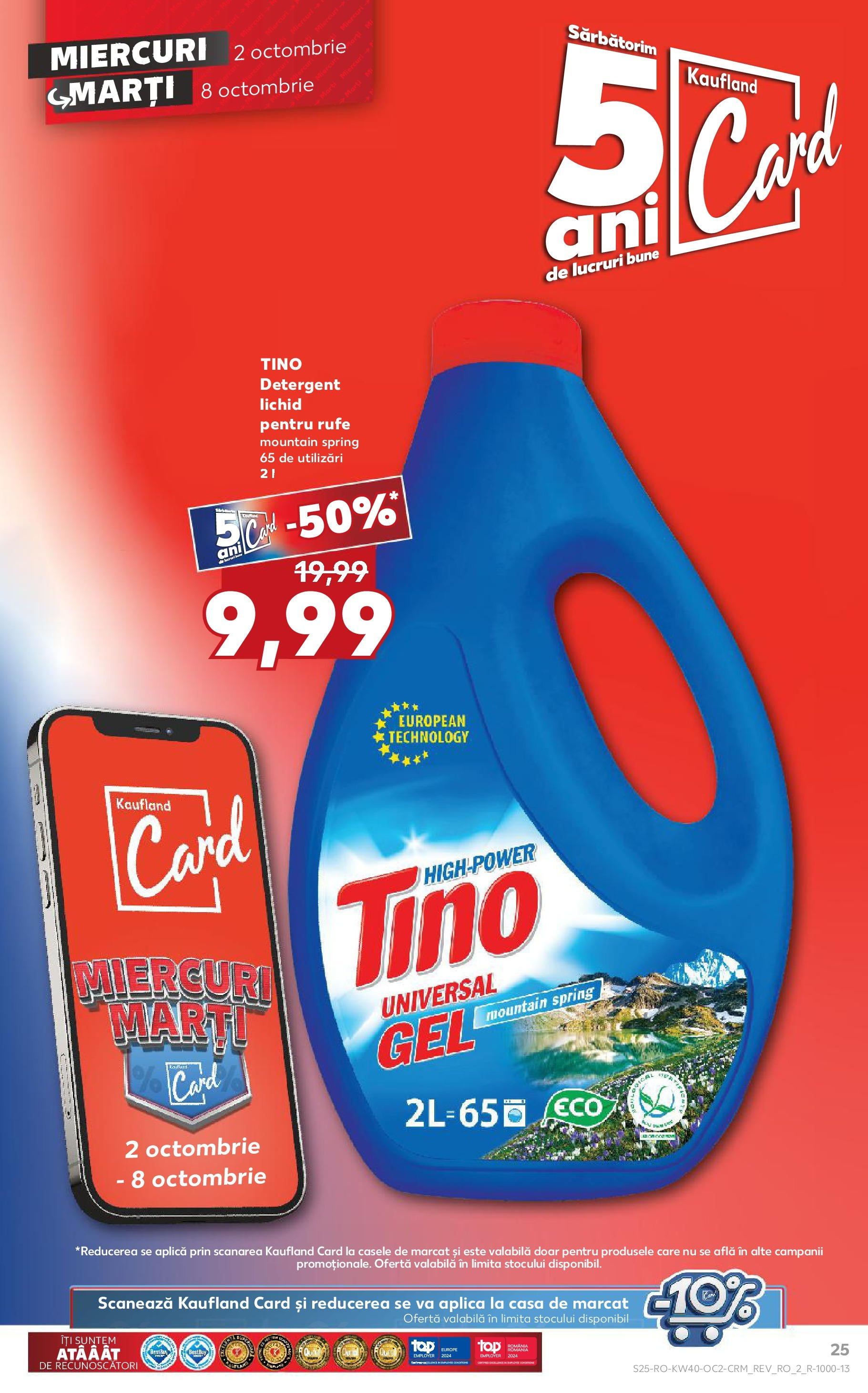 Catalog Kaufland - Bucureşti 02.10.2024 - Revista si Oferta | Pagină: 25