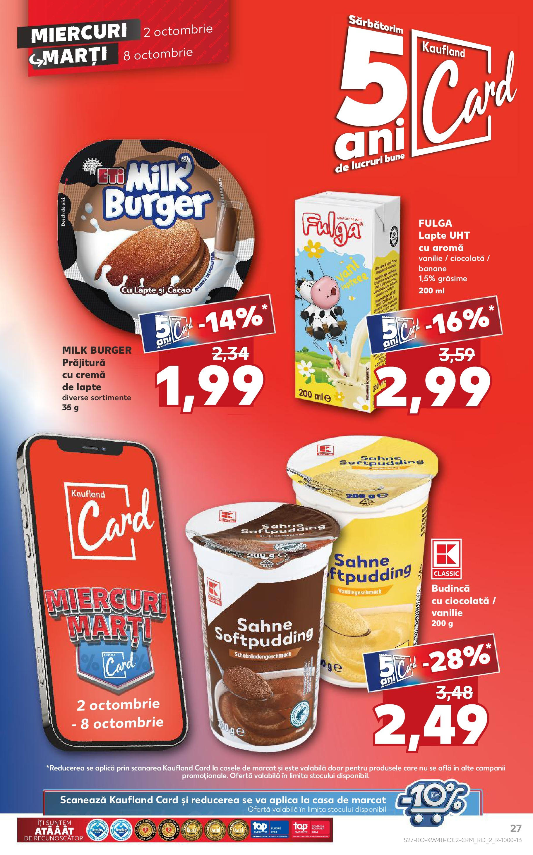 Catalog Kaufland - Bucureşti 02.10.2024 - Revista si Oferta | Pagină: 27