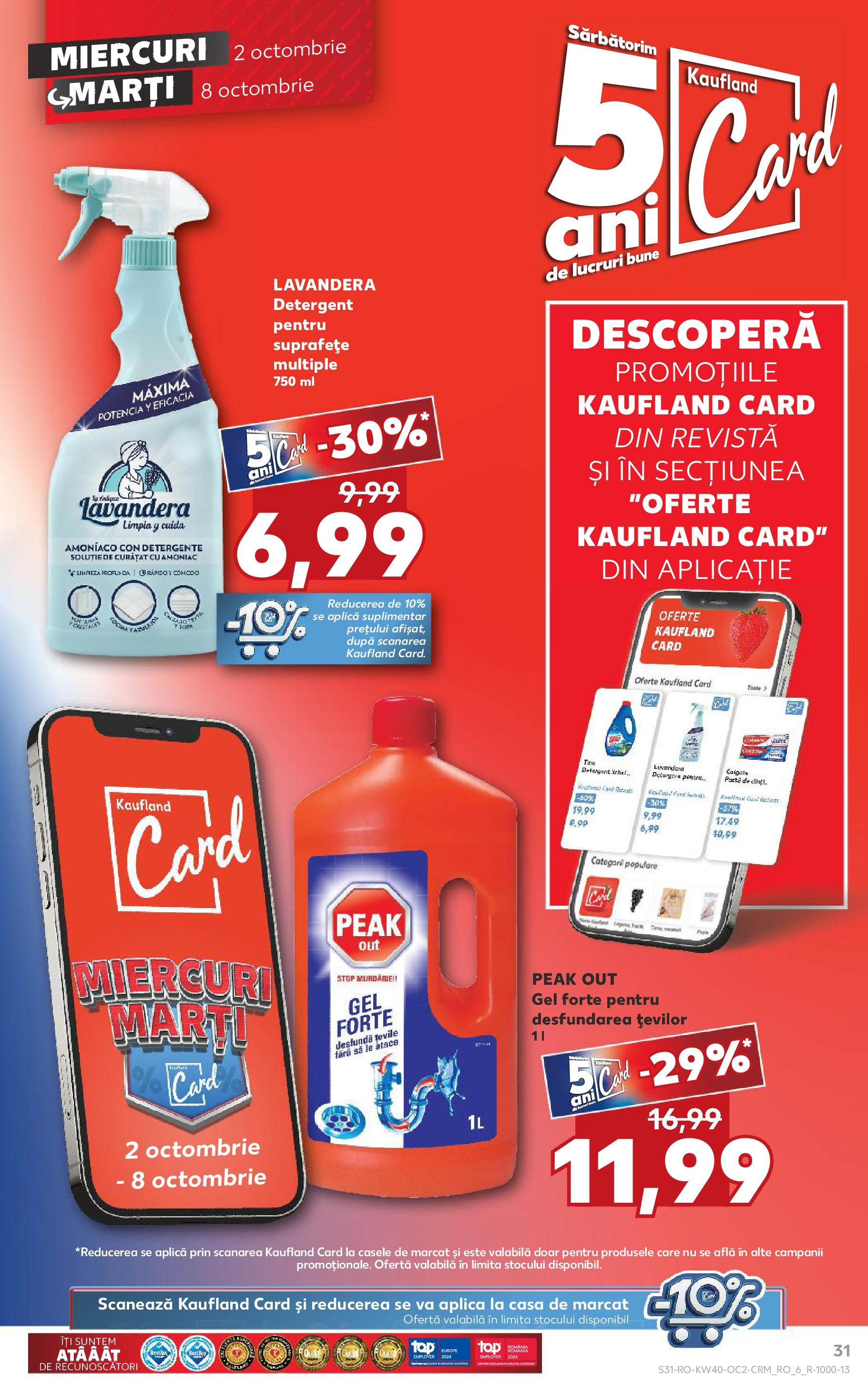 Catalog Kaufland - Bucureşti 02.10.2024 - Revista si Oferta | Pagină: 31