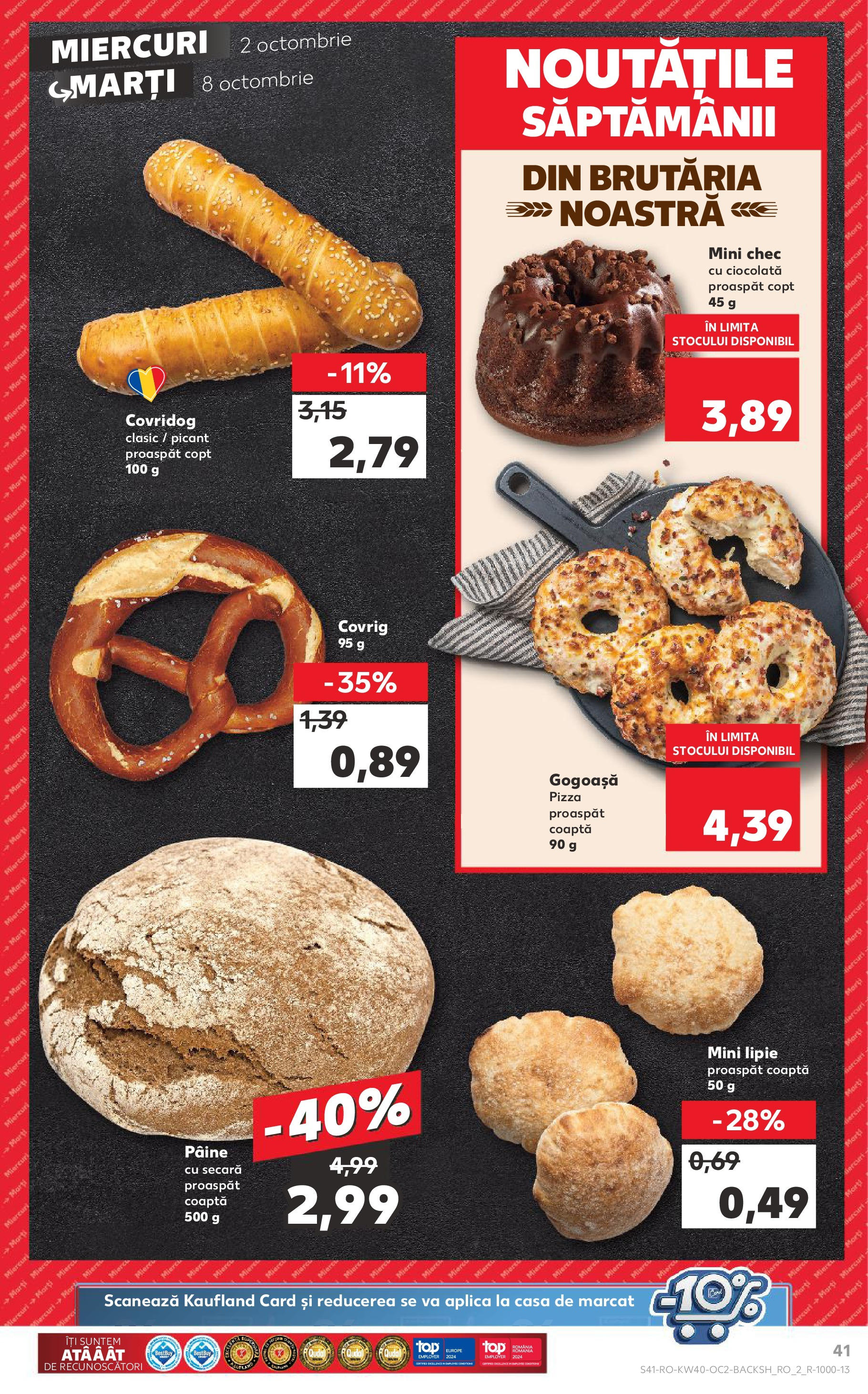 Catalog Kaufland - Bucureşti 02.10.2024 - Revista si Oferta | Pagină: 41