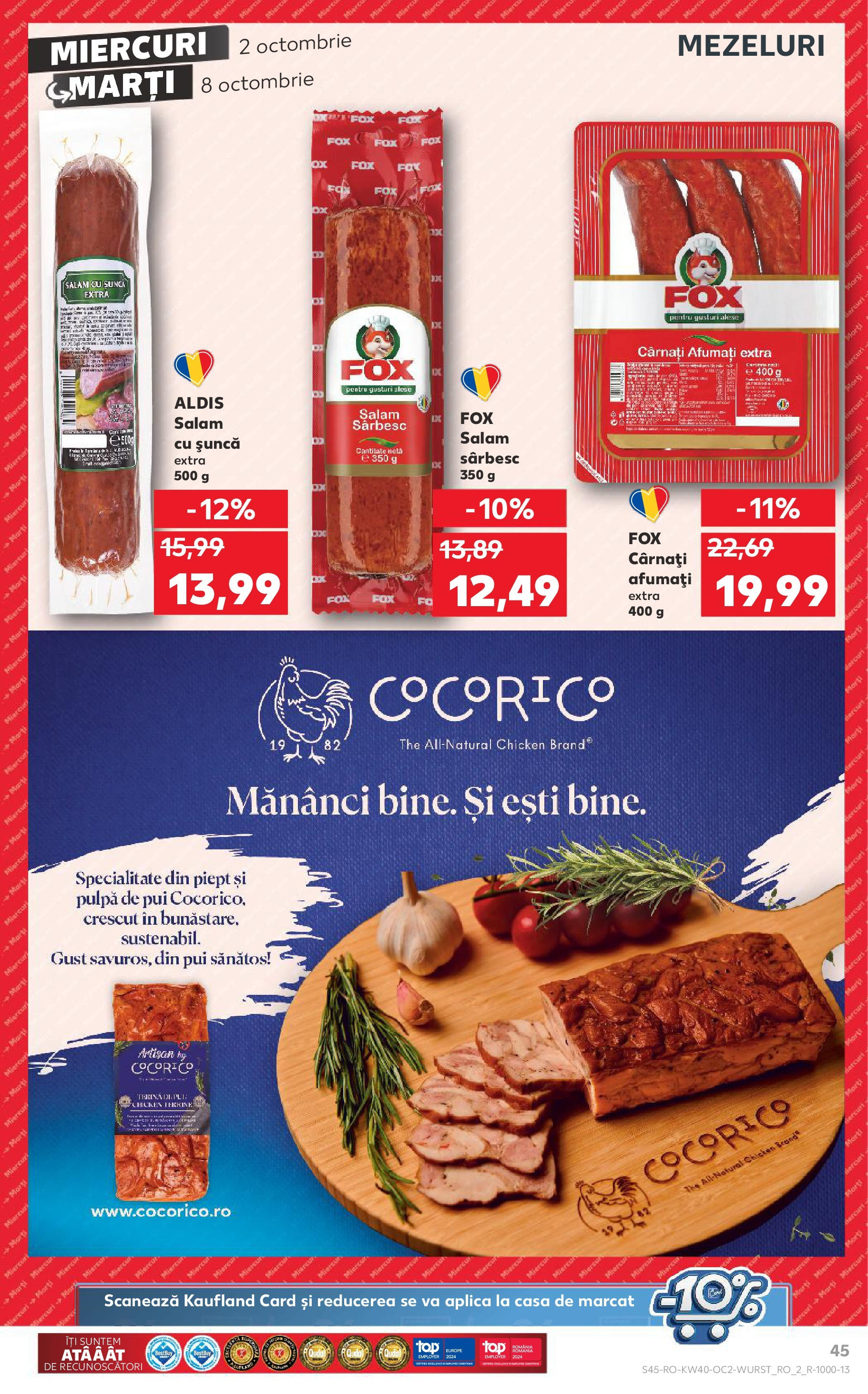 Catalog Kaufland - Bucureşti 02.10.2024 - Revista si Oferta | Pagină: 45