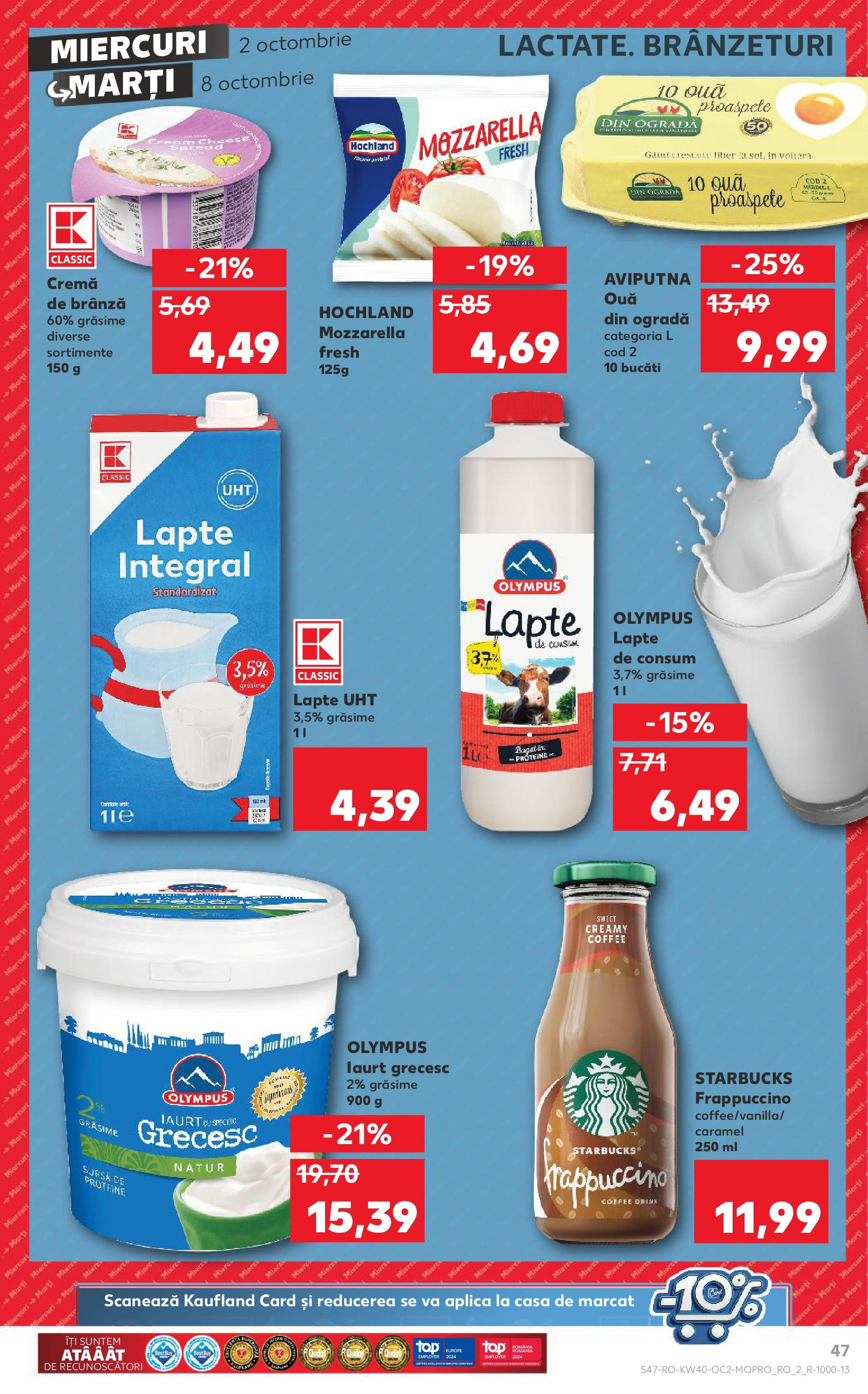 Catalog Kaufland - Bucureşti 02.10.2024 - Revista si Oferta | Pagină: 47