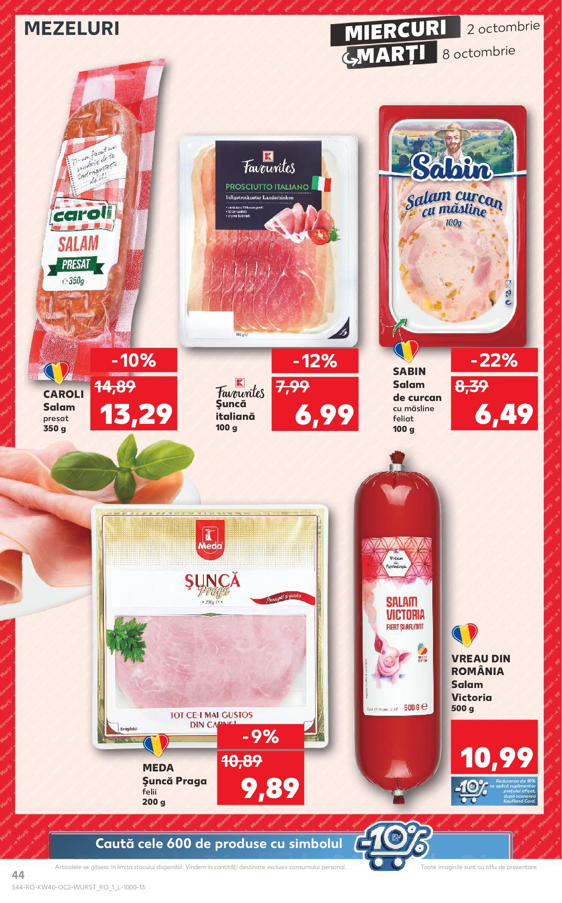 Catalog Kaufland - Bucureşti 02.10.2024 - Revista si Oferta | Pagină: 44