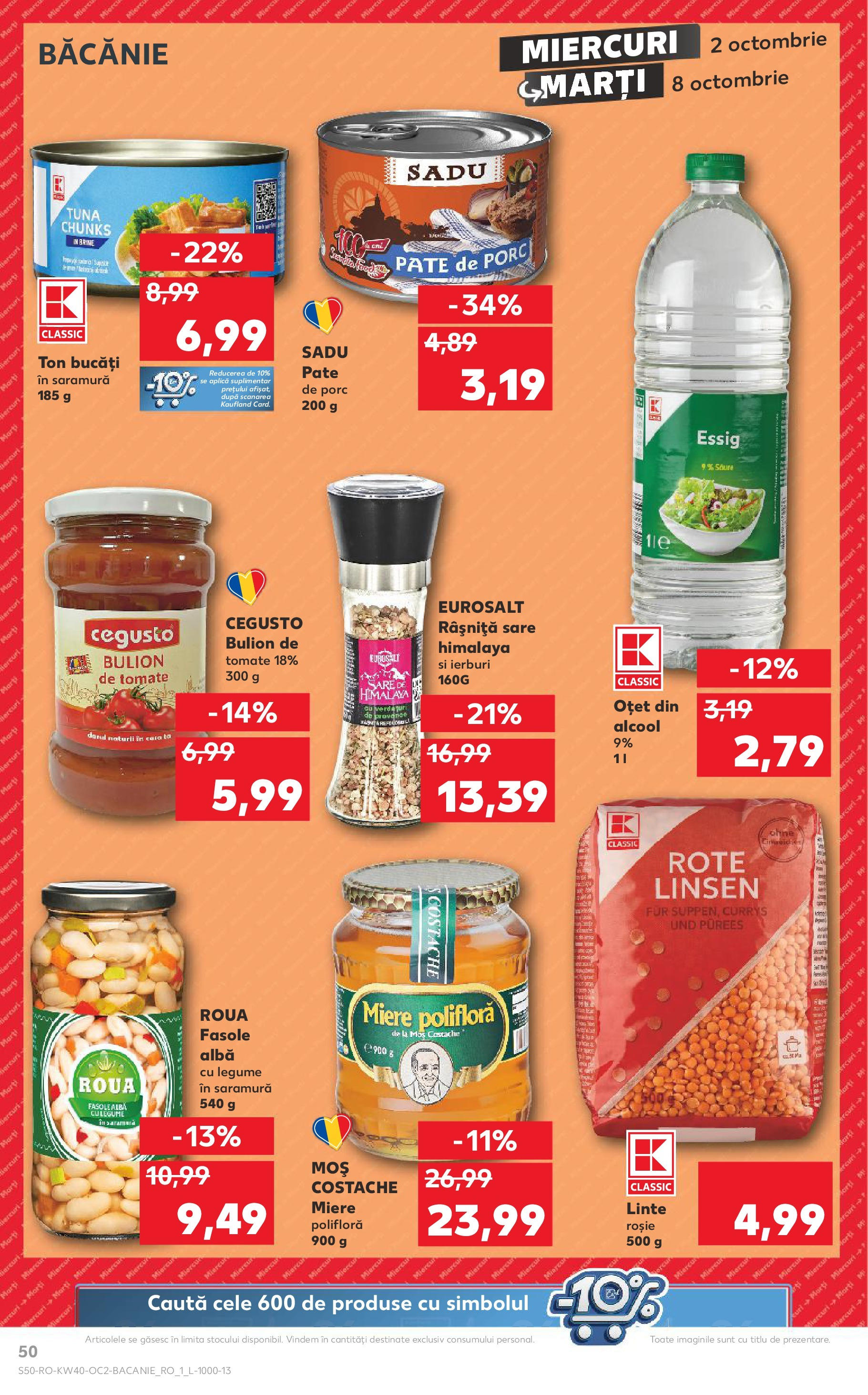 Catalog Kaufland - Bucureşti 02.10.2024 - Revista si Oferta | Pagină: 50