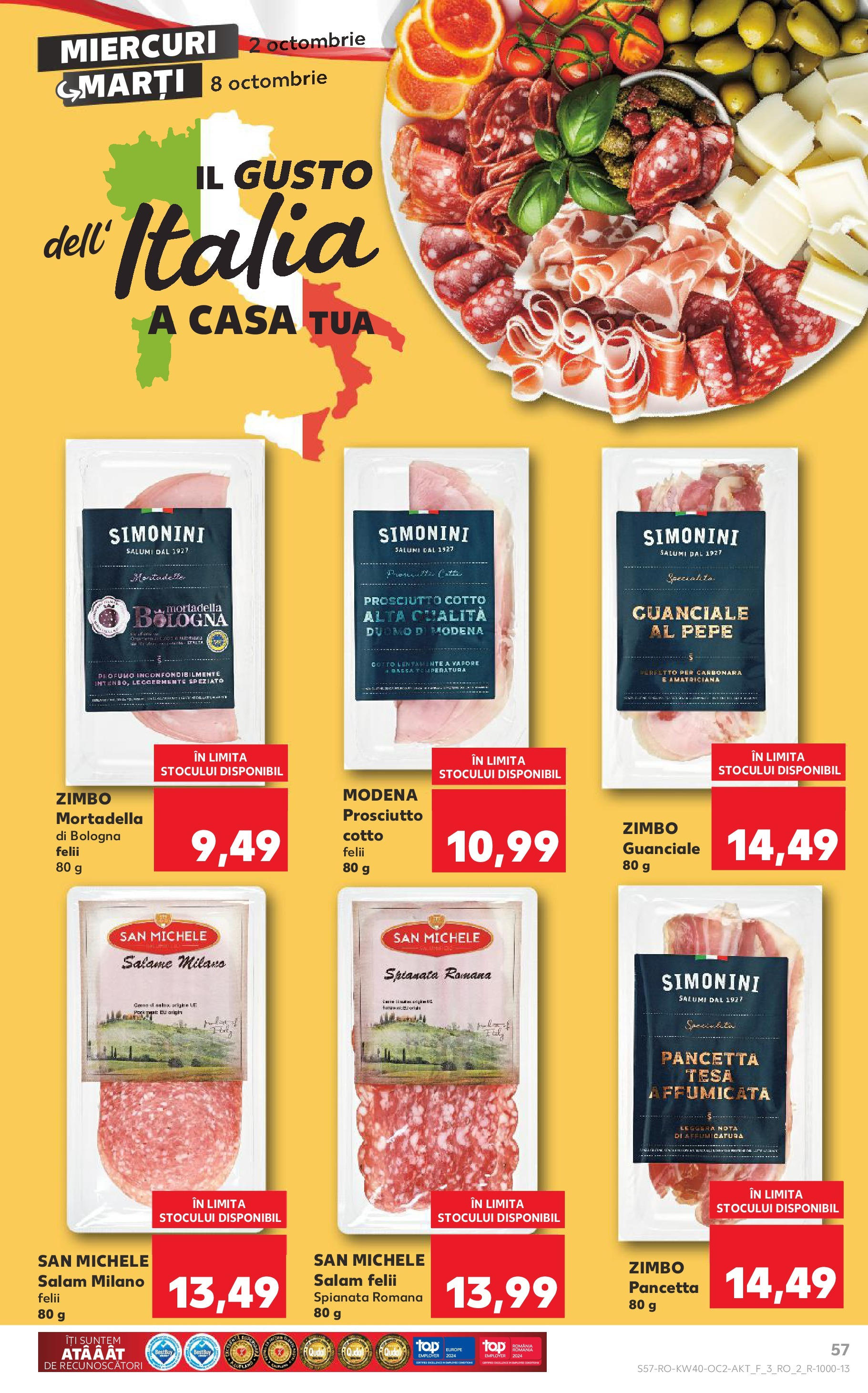 Catalog Kaufland - Bucureşti 02.10.2024 - Revista si Oferta | Pagină: 57