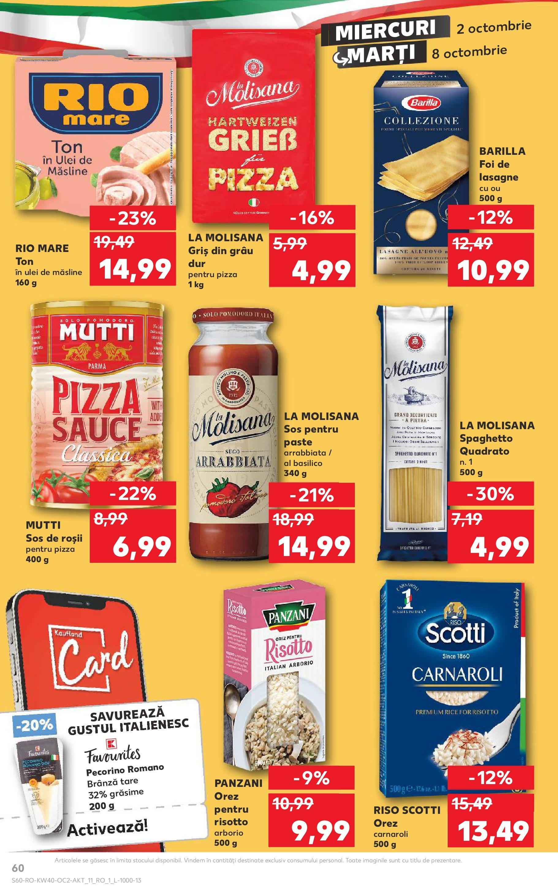 Catalog Kaufland - Bucureşti 02.10.2024 - Revista si Oferta | Pagină: 60