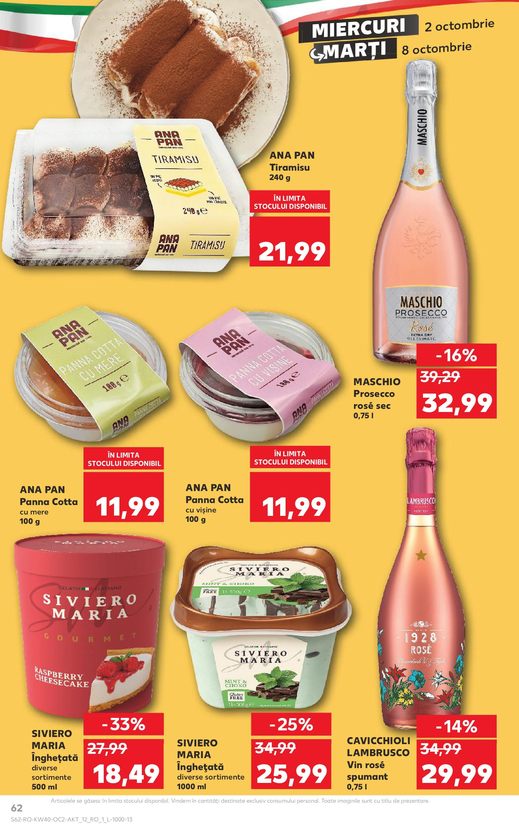 Catalog Kaufland - Bucureşti 02.10.2024 - Revista si Oferta | Pagină: 62