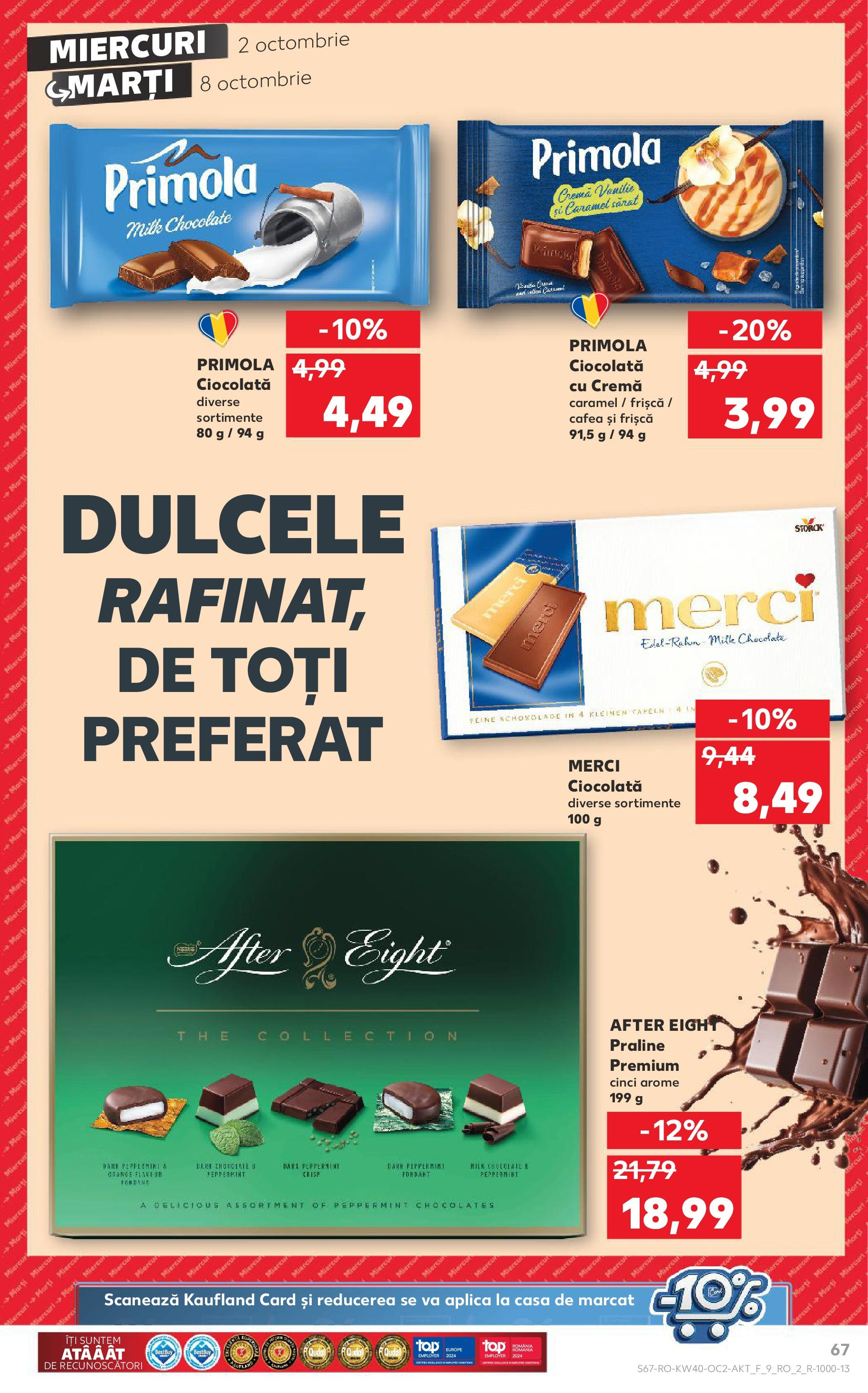 Catalog Kaufland - Bucureşti 02.10.2024 - Revista si Oferta | Pagină: 67