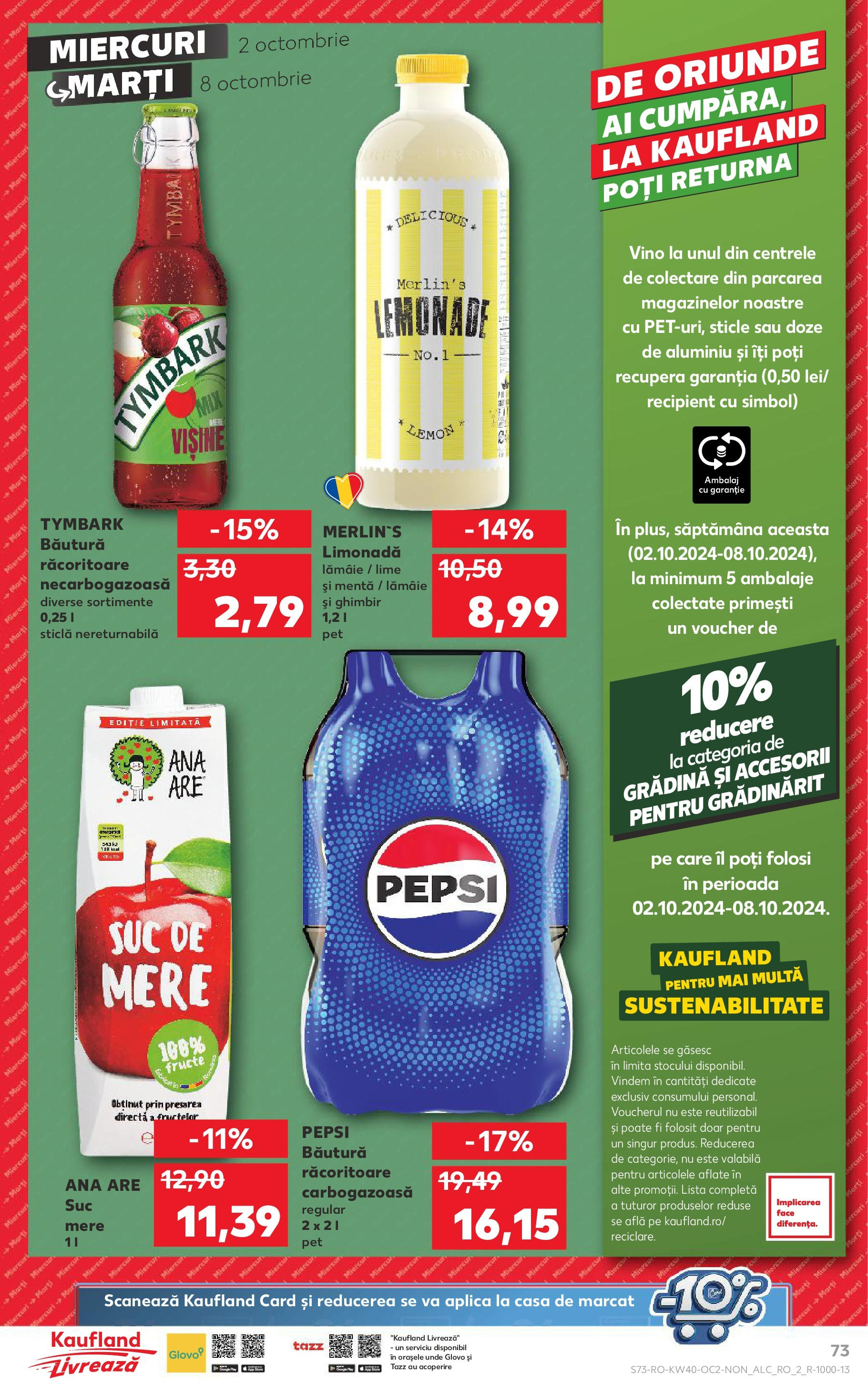 Catalog Kaufland - Bucureşti 02.10.2024 - Revista si Oferta | Pagină: 73