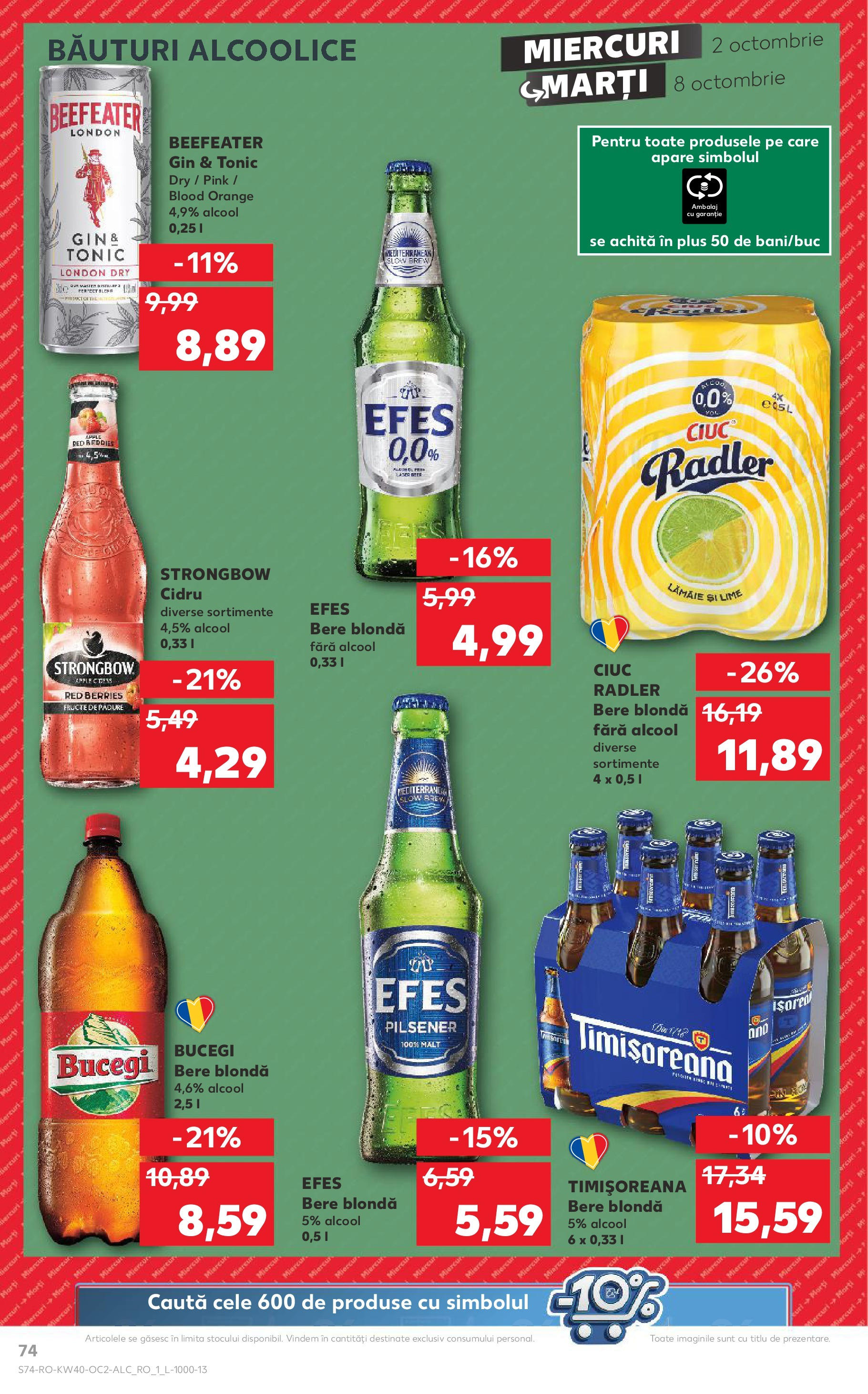 Catalog Kaufland - Bucureşti 02.10.2024 - Revista si Oferta | Pagină: 74