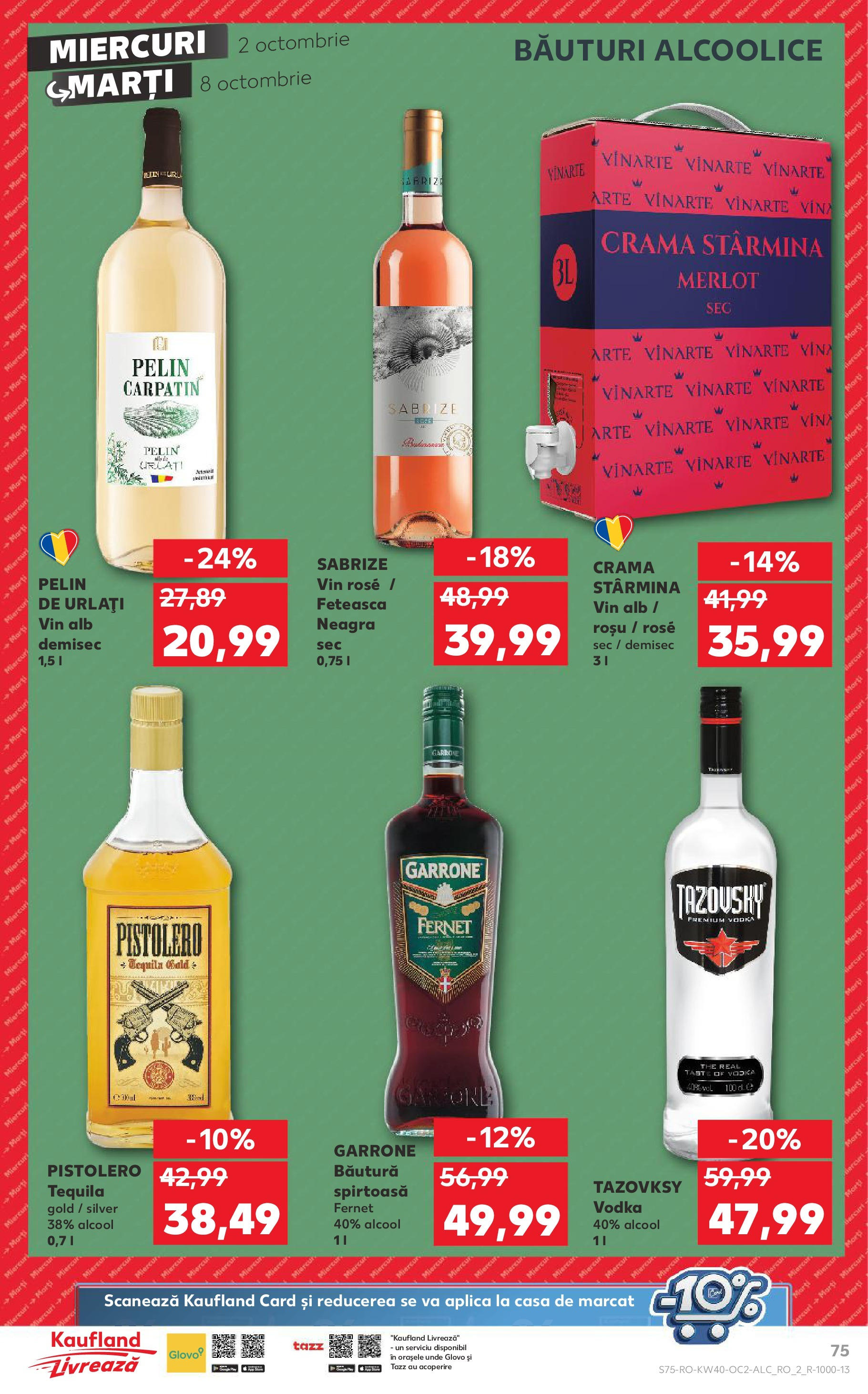 Catalog Kaufland - Bucureşti 02.10.2024 - Revista si Oferta | Pagină: 75