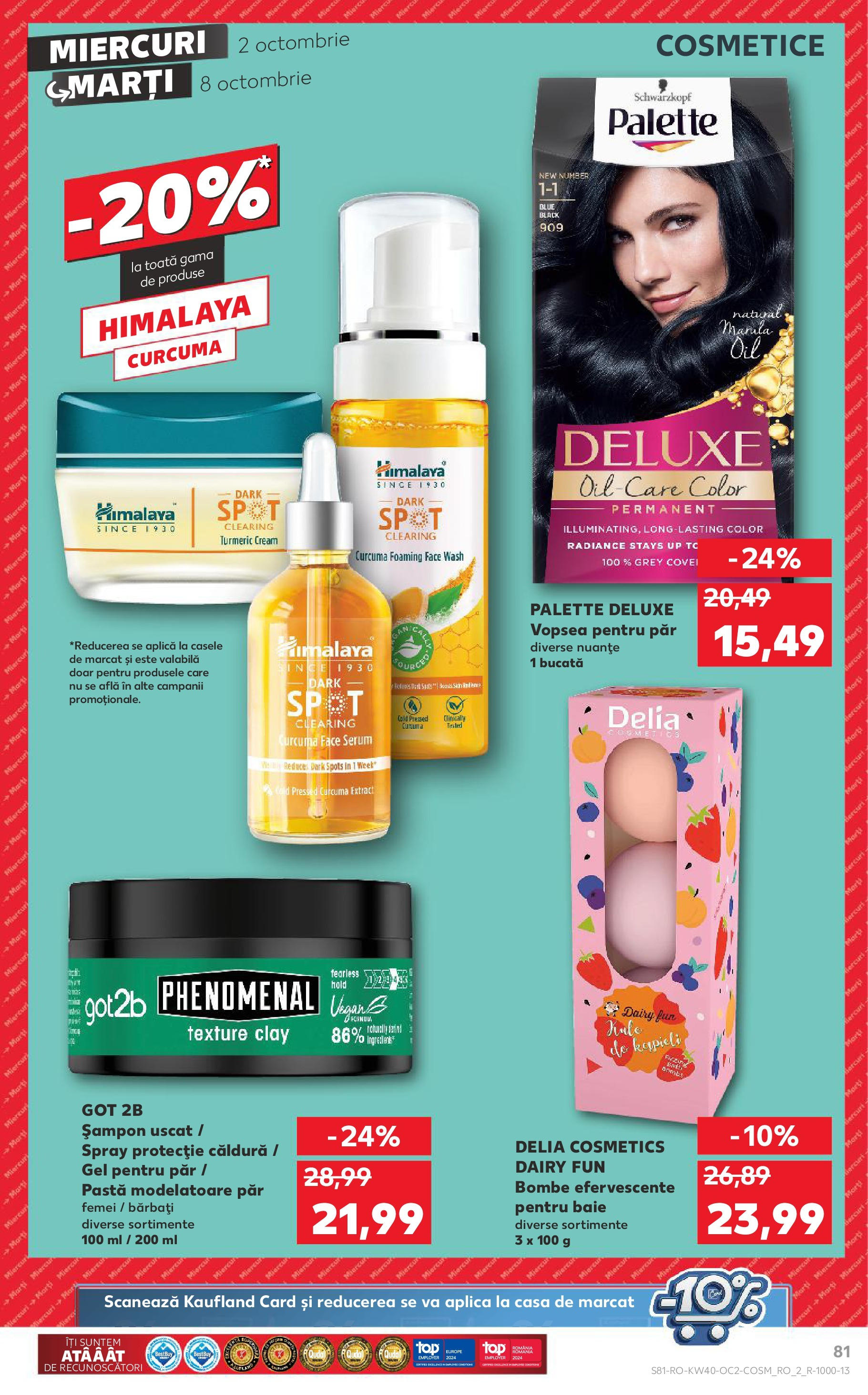 Catalog Kaufland - Bucureşti 02.10.2024 - Revista si Oferta | Pagină: 81