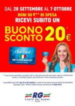 RG Supermarket Buono sconto 20€ - al 07.10.2024