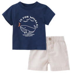 Newborn T-Shirt und Shorts im Set