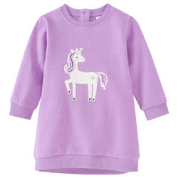 Baby Sweatkleid mit Einhorn-Applikation (Nur online)