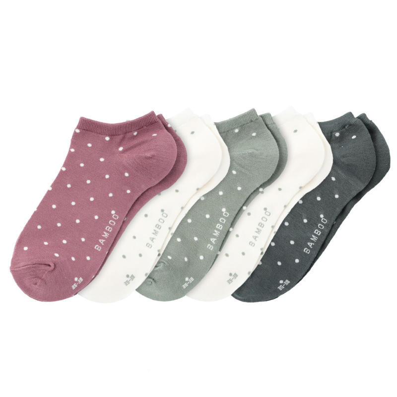 5 Paar Damen Socken mit Viskose