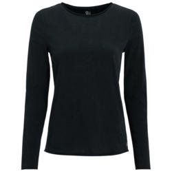 Damen Langarmshirt mit Flammgarn (Nur online)