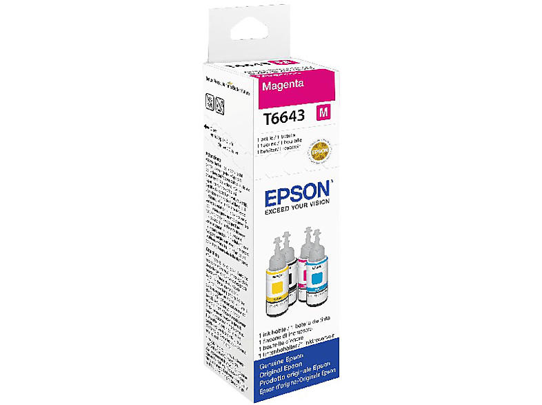 Epson EcoTank T66431, Magenta, C13T664340; Tintenpatrone