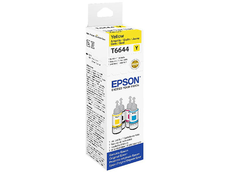 Epson EcoTank T6644, Gelb, C13T664440; Tintenpatrone