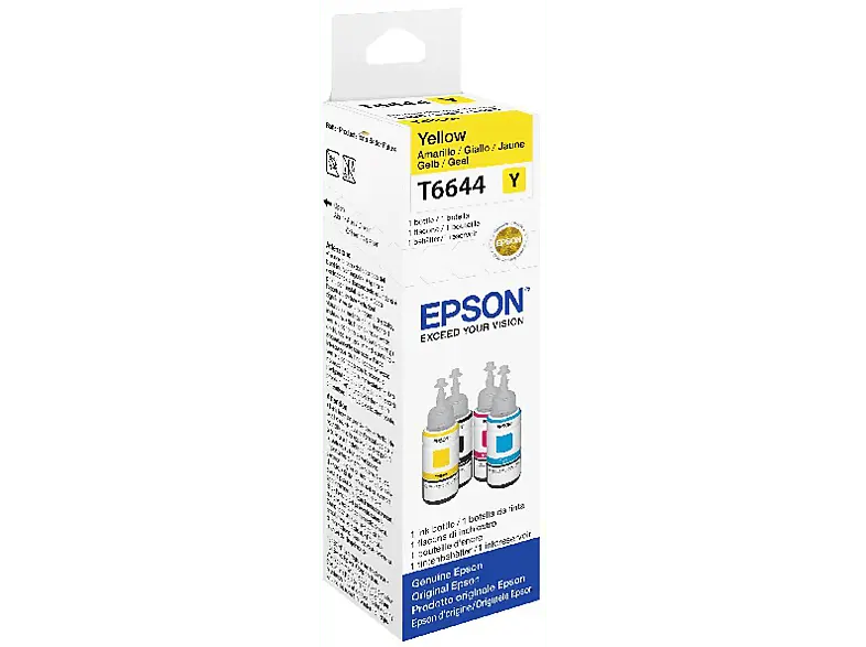 EPSON EcoTank T6644, Gelb, C13T664440; Tintenpatrone