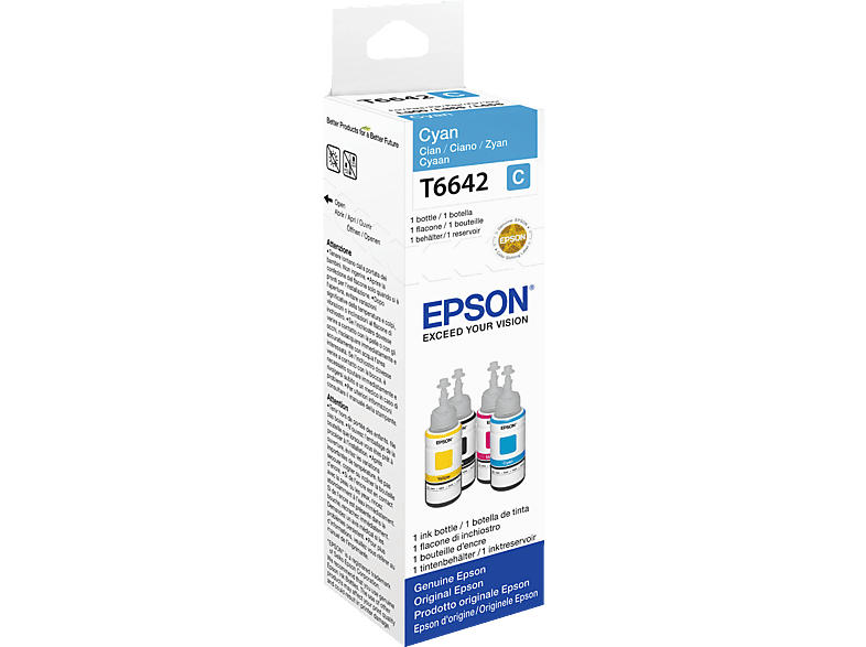 Epson EcoTank T66421, Cyan, C13T664240; Tintenpatrone