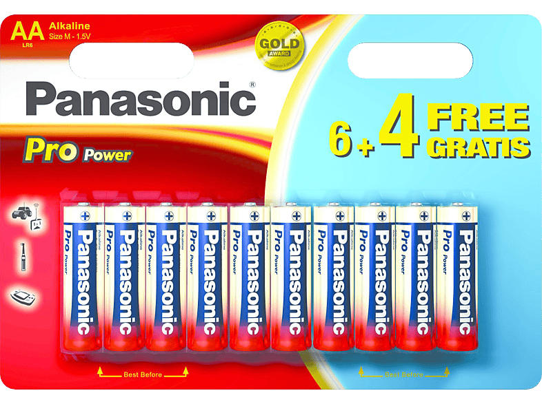 Panasonic Batterien LR6PPG/10BW