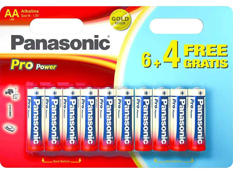 Panasonic Batterien LR6PPG/10BW