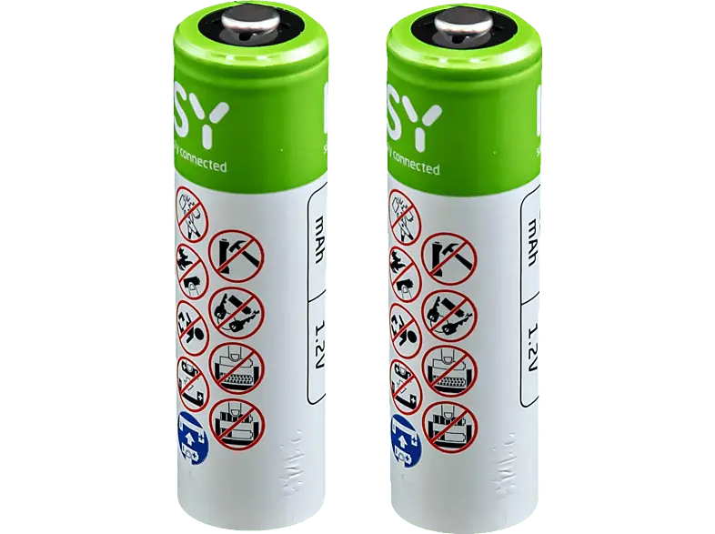 ISY IAB-1003 AAA Akku, 1.2 Volt, 800 mAh 2 Stück