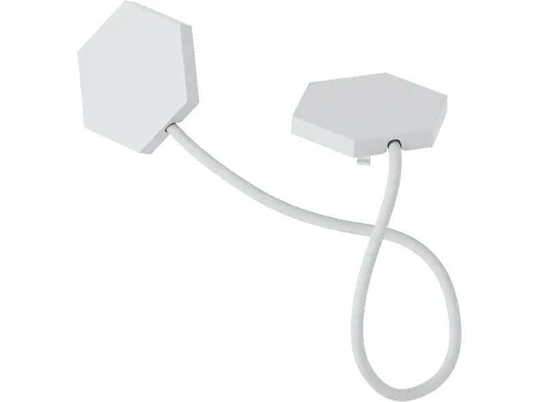 nanoLEAF Flex Connectors 3 Stück Weiß; Steckverbindungskabel