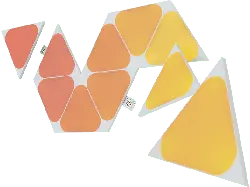 Nanoleaf Shapes Mini Triangles Expansion Light Panels Weiß Pack (10 Panels)