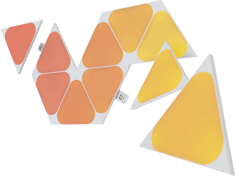 Nanoleaf Shapes Mini Triangles Expansion Light Panels Weiß Pack (10 Panels)