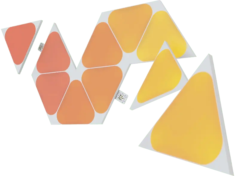 Nanoleaf Shapes Mini Triangles Expansion Light Panels Weiß Pack (10 Panels)
