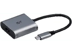 ISY IAD 1015-1 Adapter USB 3.1 Typ-C auf HDMI 2.0, Silber