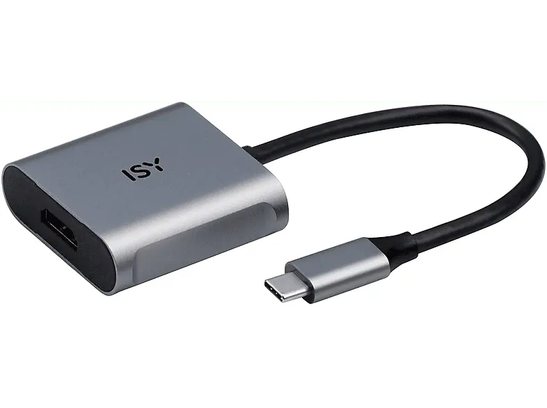 ISY IAD 1015-1 Adapter USB 3.1 Typ-C auf HDMI 2.0, Silber