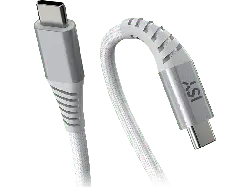 ISY Schnelllade-/Datenkabel ICN-5000-WT-CC, 5Gbps, USB-C, 2 Meter, Wei&szlig;