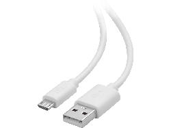 ok. 3er-Pack Micro-USB Kabel 2m/1m/0.6m, Weiß