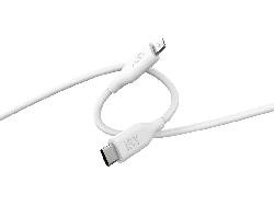 ISY Lade-/Datebkabel ICS-5000-WT-CL USB-C auf Lightning, 2m, Weiß