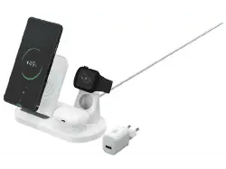 ISY IWQ-2020 20W wireless FC 3 IN 1; Schnell-Ladestation