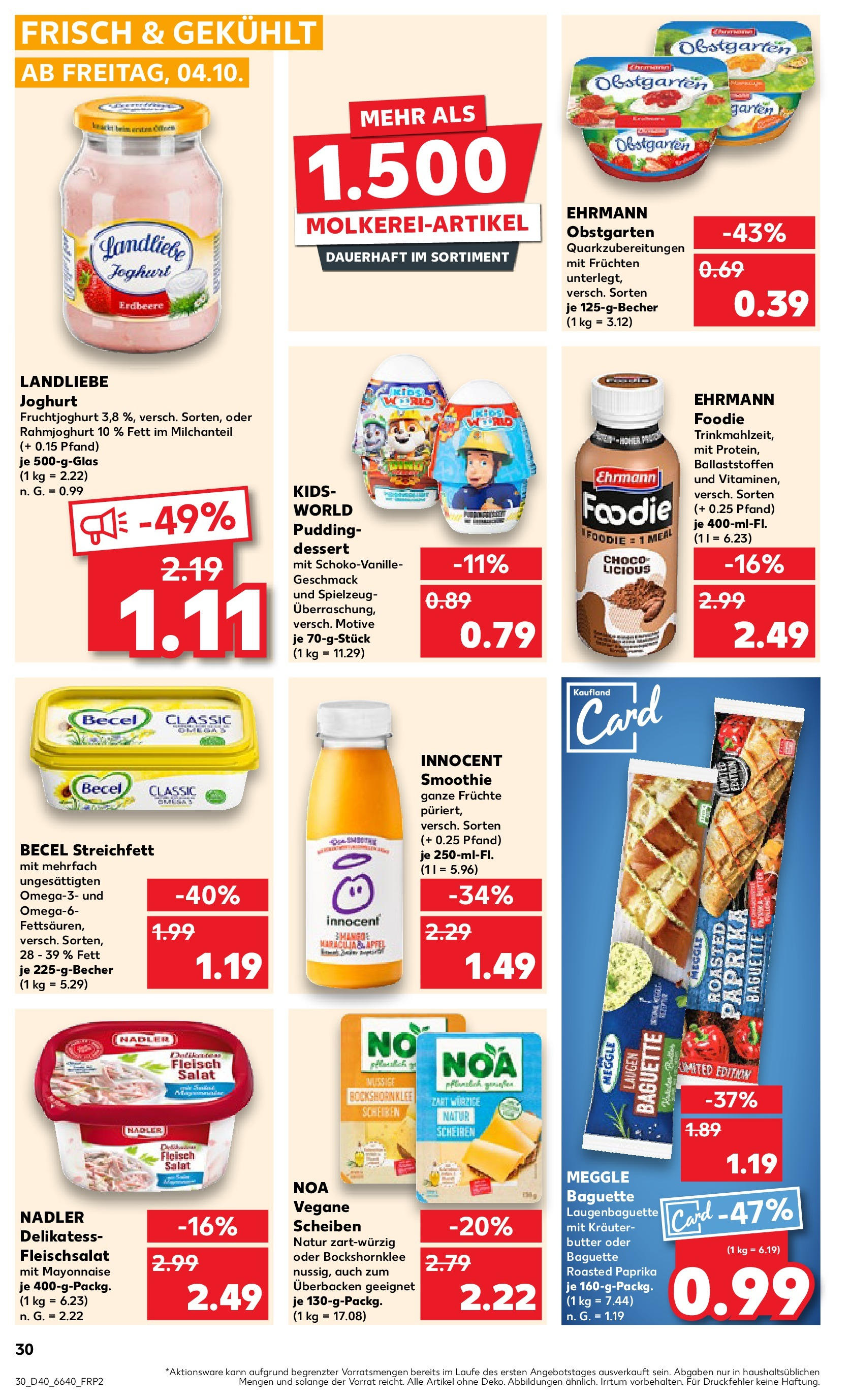 Kaufland - München (ab 04.10.2024) » Angebote Online zum Blättern | Seite: 30 | Produkte: Öl, Nudeln, Ketchup, Zitronen