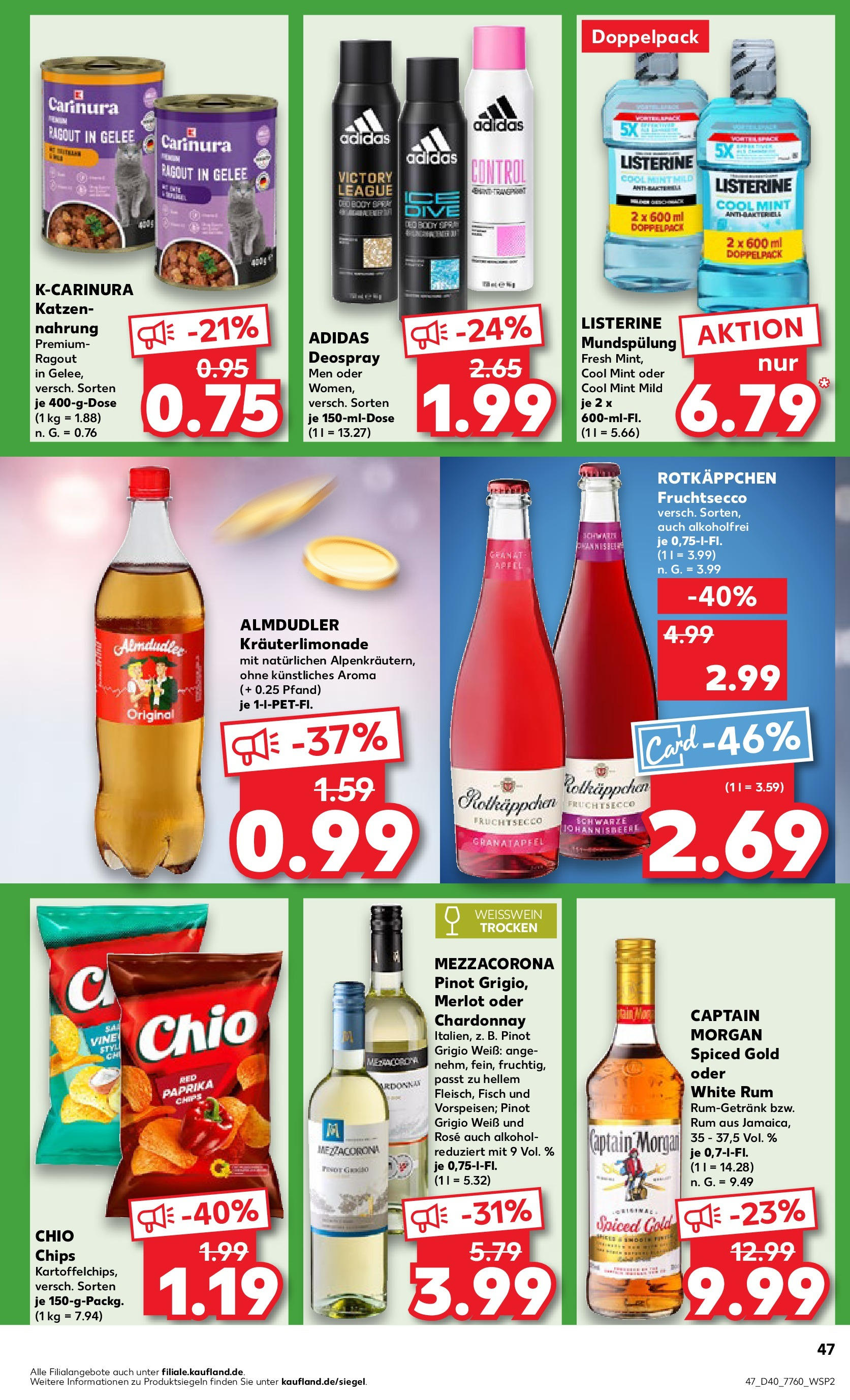 Kaufland - München (ab 04.10.2024) » Angebote Online zum Blättern | Seite: 47 | Produkte: Äpfel, Paprika, Deospray, Listerine