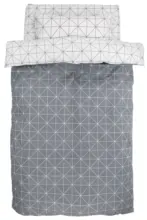 JYSK JYSK Спално бельо с чаршаф ATLA 140x200 сиво