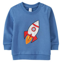 Baby Sweatshirt mit Raumschiff-Applikation (Nur online)