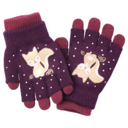 Mädchen Handschuhe im 2-in-1-Design