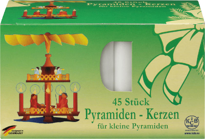 Dekorieren & Einrichten Pyramidenkerzen 14/70, weiß